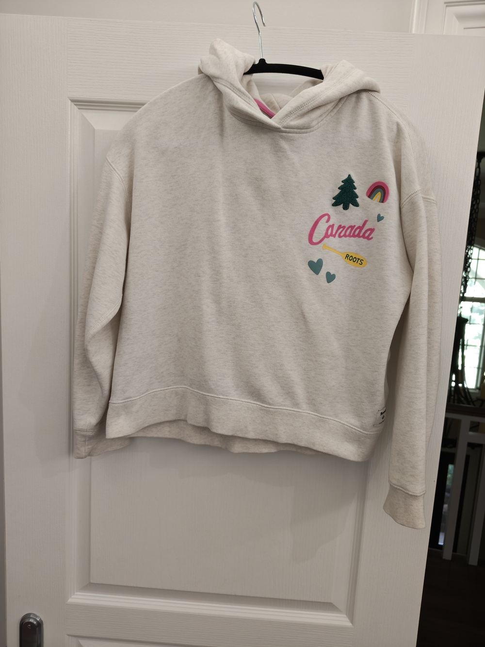 LTD Roots Canada Cream Hoodie Sweatshirt